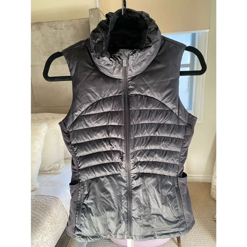 lululemon athletica Black Quilted Puffer Vest